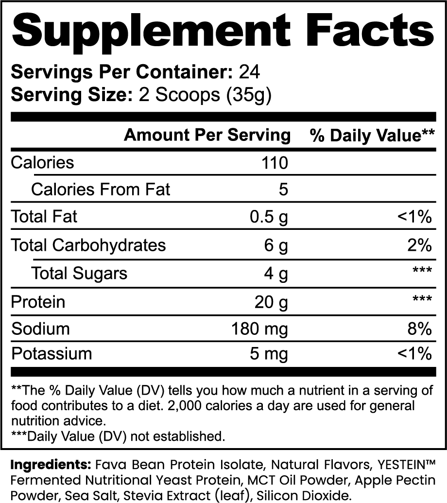 Plant Protein (Vanilla) 850g Gluten Free