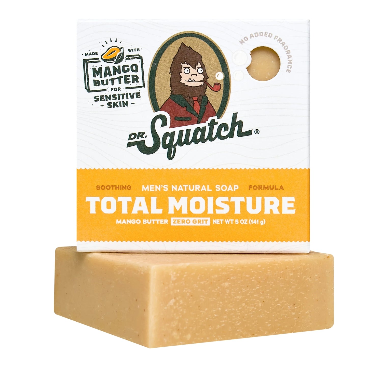 Mens Bar Soap Sensitive Skin, Natural Bar Soap for Men, Mango Butter, 5 Oz