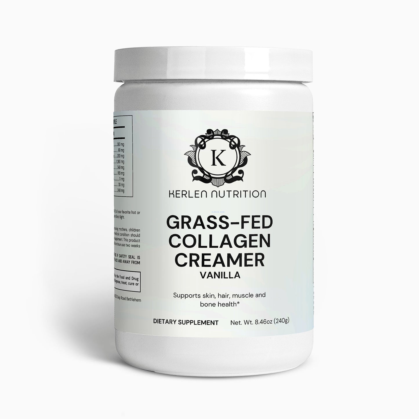 Grass-Fed Collagen Creamer (Vanilla)