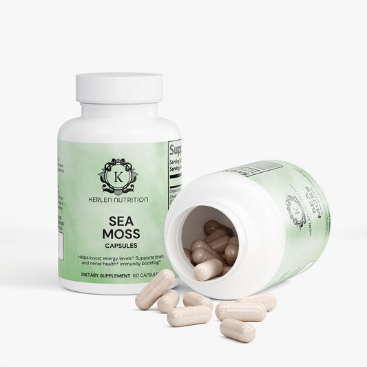 Sea Moss Capsules w Bladderwack and Burdock