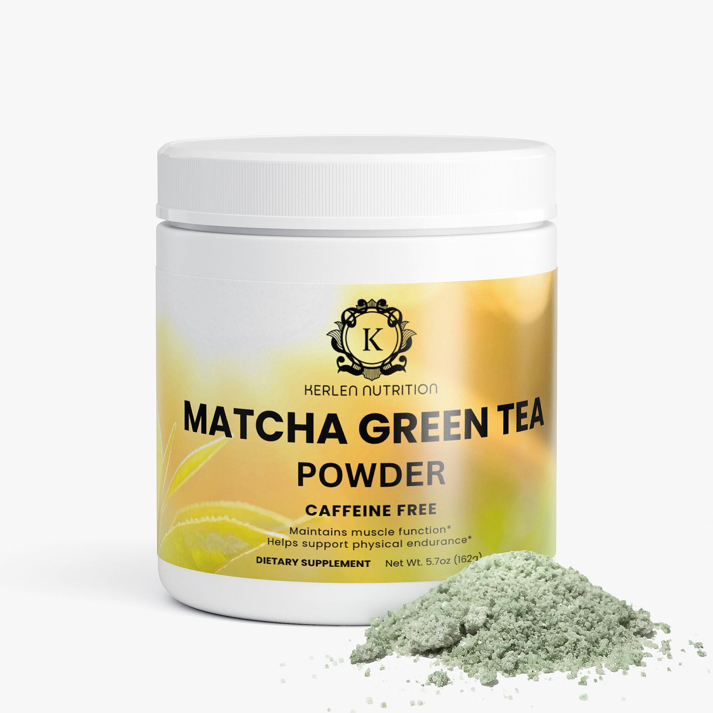 Matcha Green Tea Powder Caffeine Free 5.7 oz