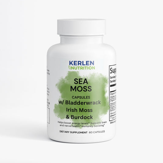 Sea Moss Capsules w Bladderwack and Burdock