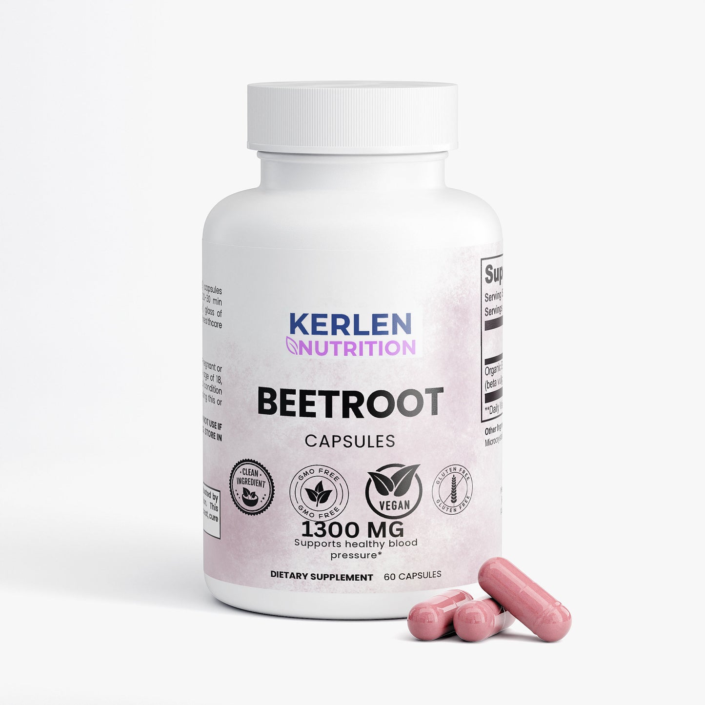 Beetroot Capsules 60 ct 1300mg