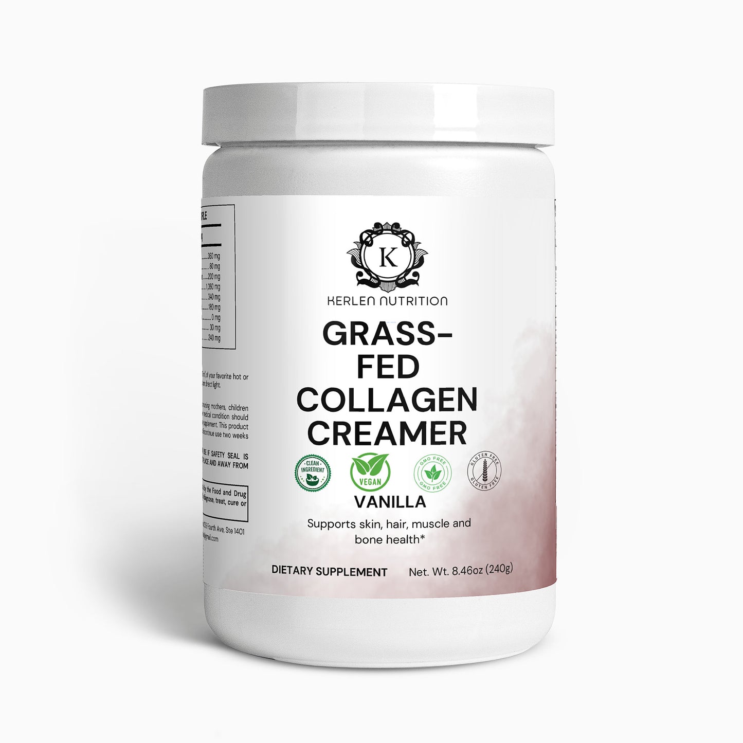 Grass-Fed Collagen Creamer (Vanilla)