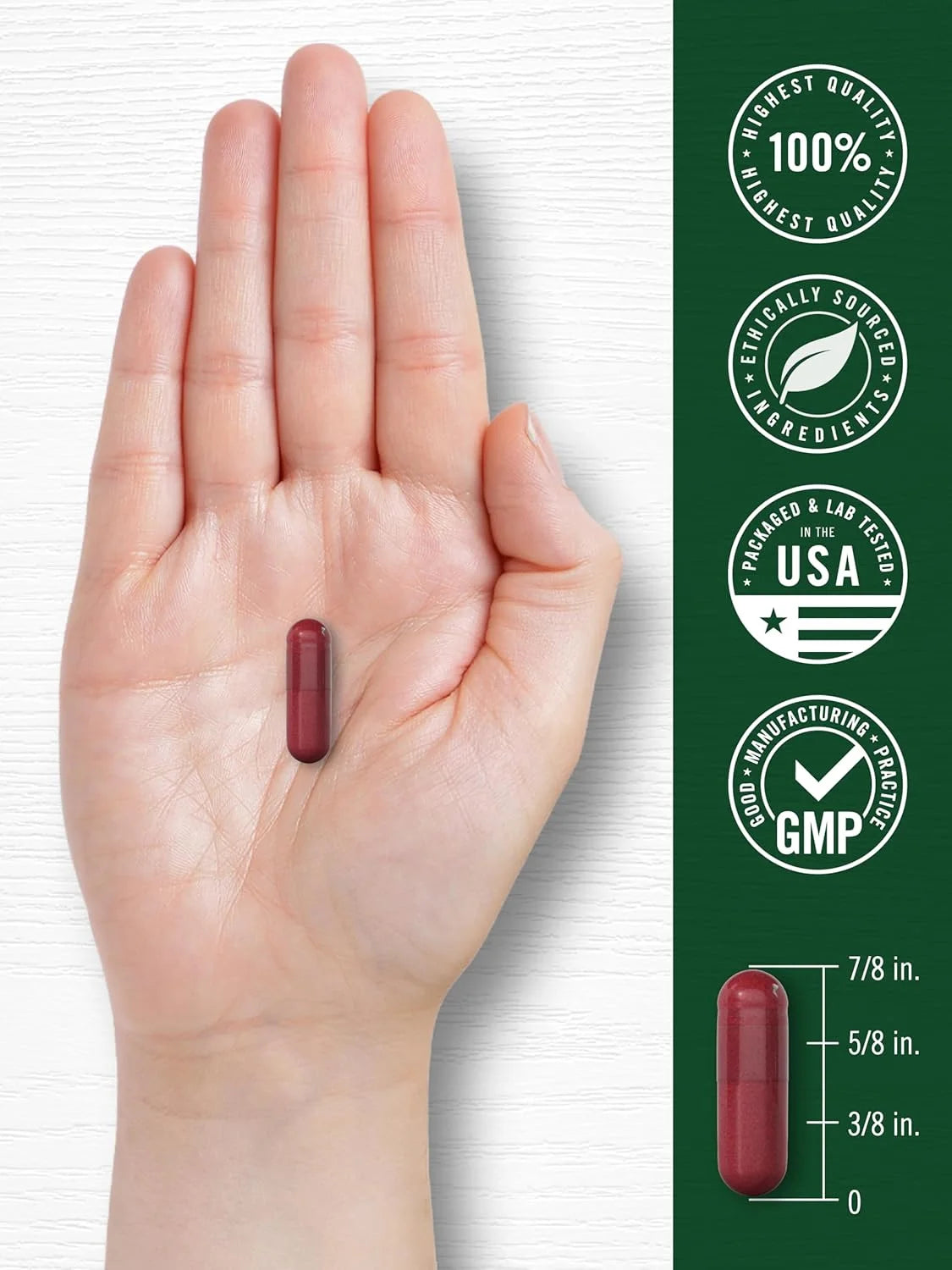 Beet Root Capsules | 8000 Mg | 120 Count | Supplement for Men and Women | by