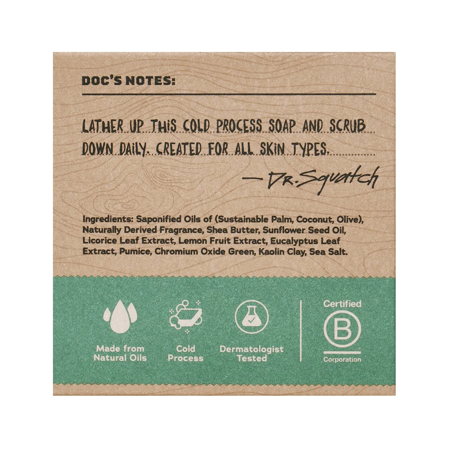 Men'S Soap, Natural Bar Soap for Men, Rainforest Rapids, 5 Oz