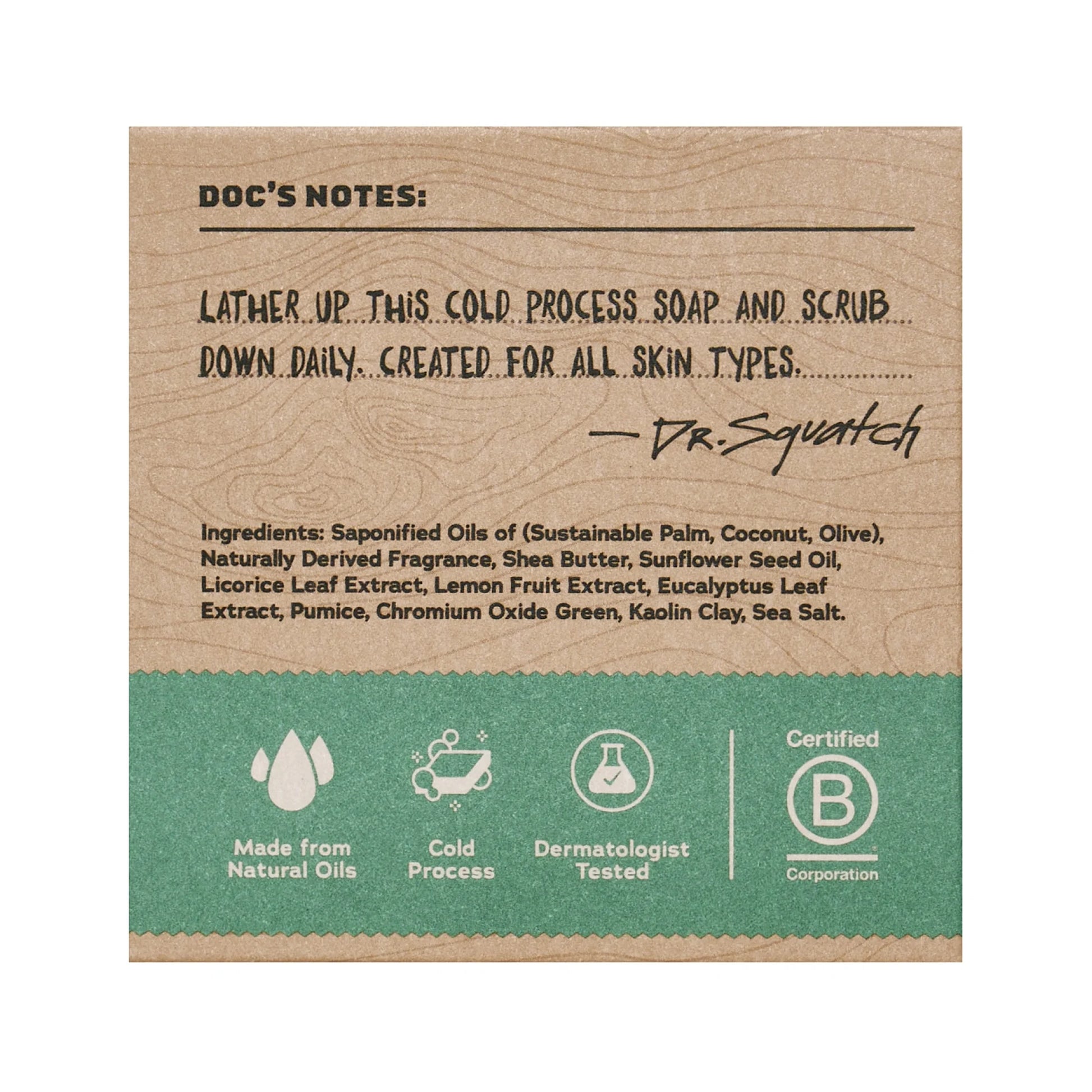 Men'S Soap, Natural Bar Soap for Men, Rainforest Rapids, 5 Oz