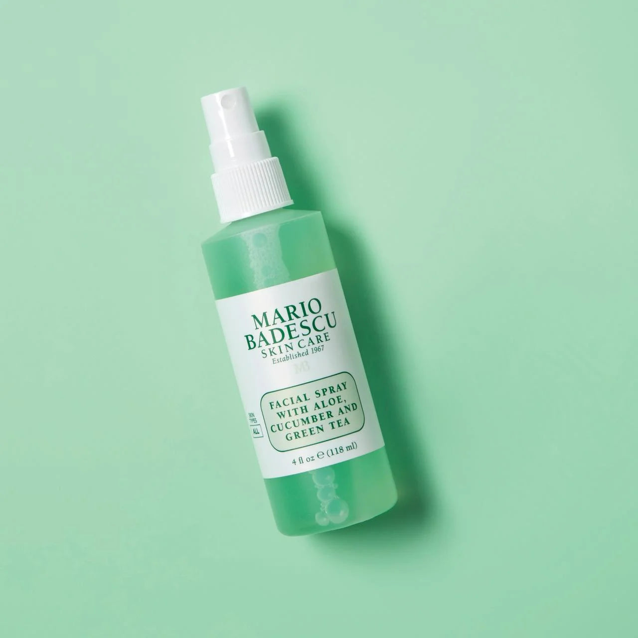 Mario Badescu Facial Spray Skin Care Toner with Aloe, Cucumber, and Green Tea, 2 Fl Oz