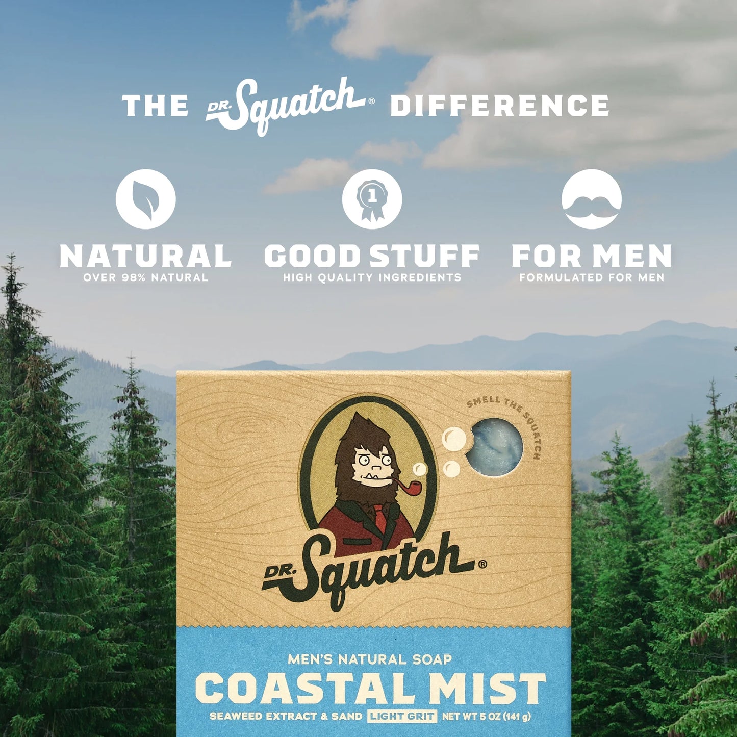 Men'S Soap, Natural Bar Soap for Men, Coastal Mist, 5 Oz