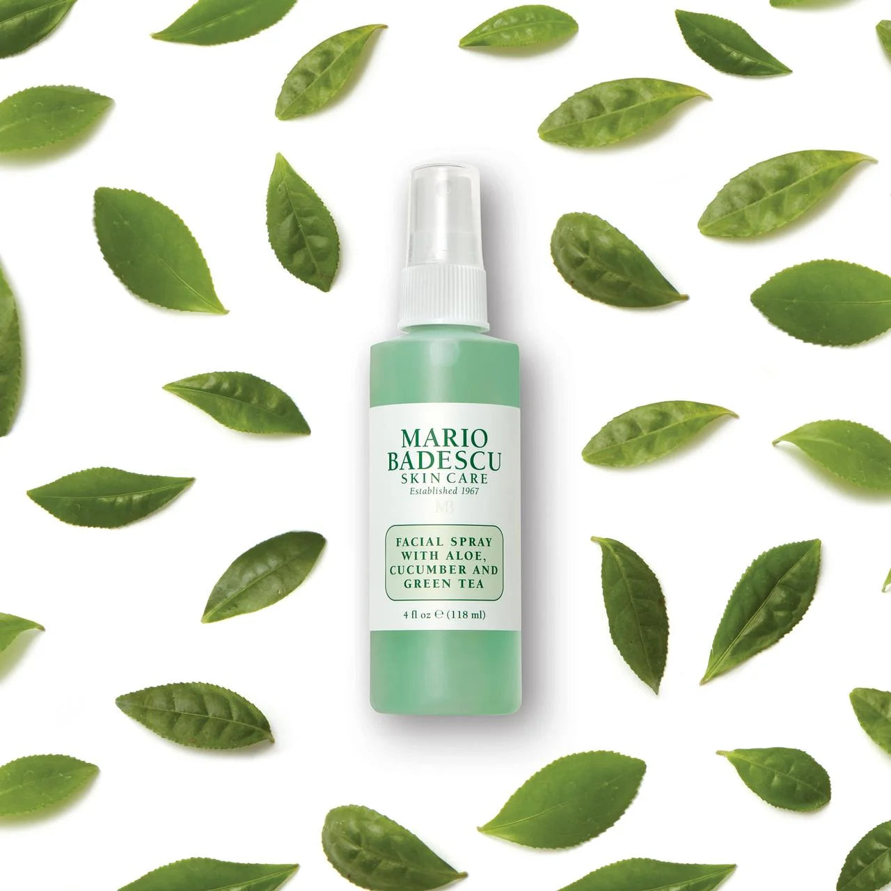 Mario Badescu Facial Spray Skin Care Toner with Aloe, Cucumber, and Green Tea, 2 Fl Oz