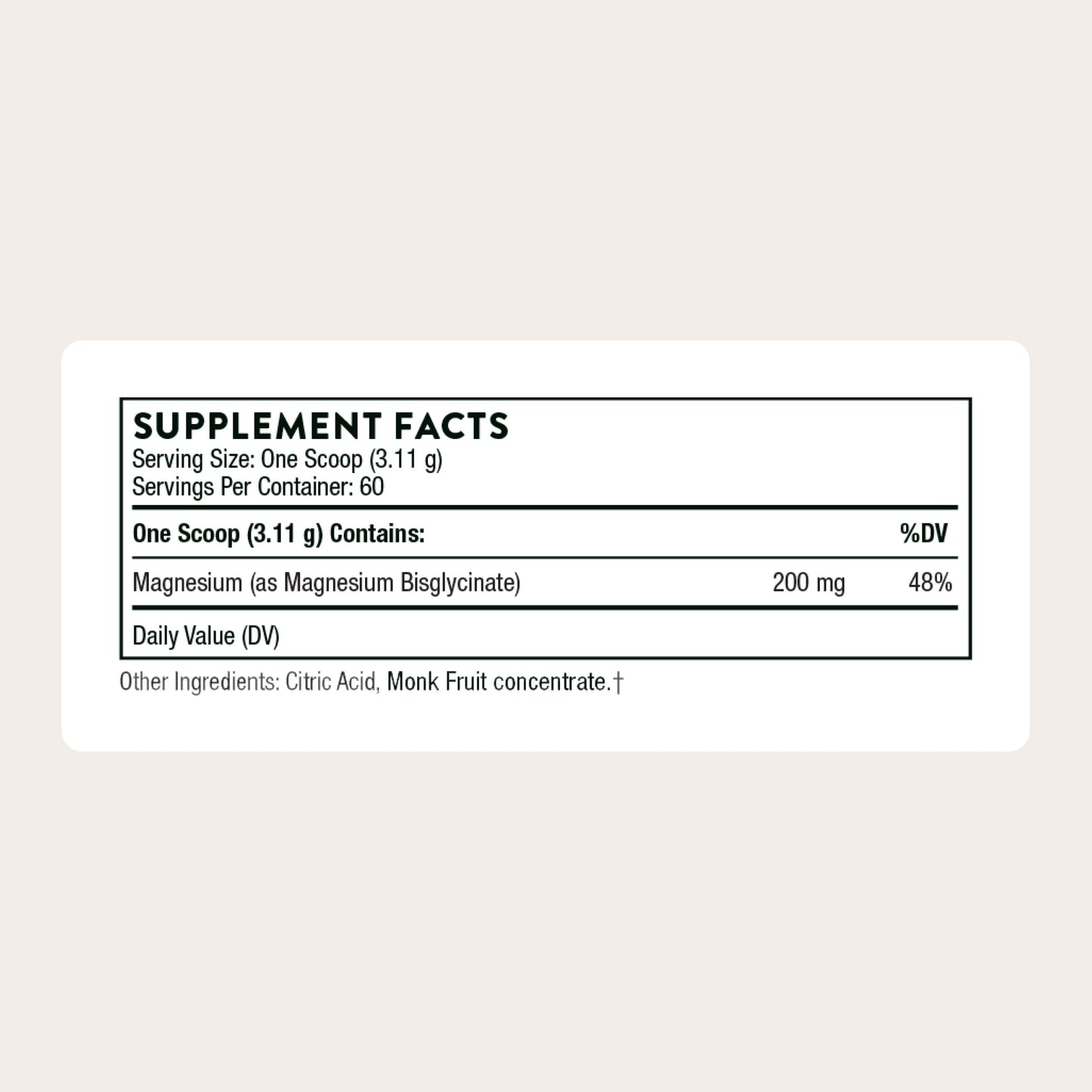 - Magnesium Bisglycinate - Powdered Magnesium Formula - Support Restful Sleep, Muscle Relaxation, Heart Health, and Metabolism* - NSF Certified for Sport - 60 Servings - 6.5 Oz Jar