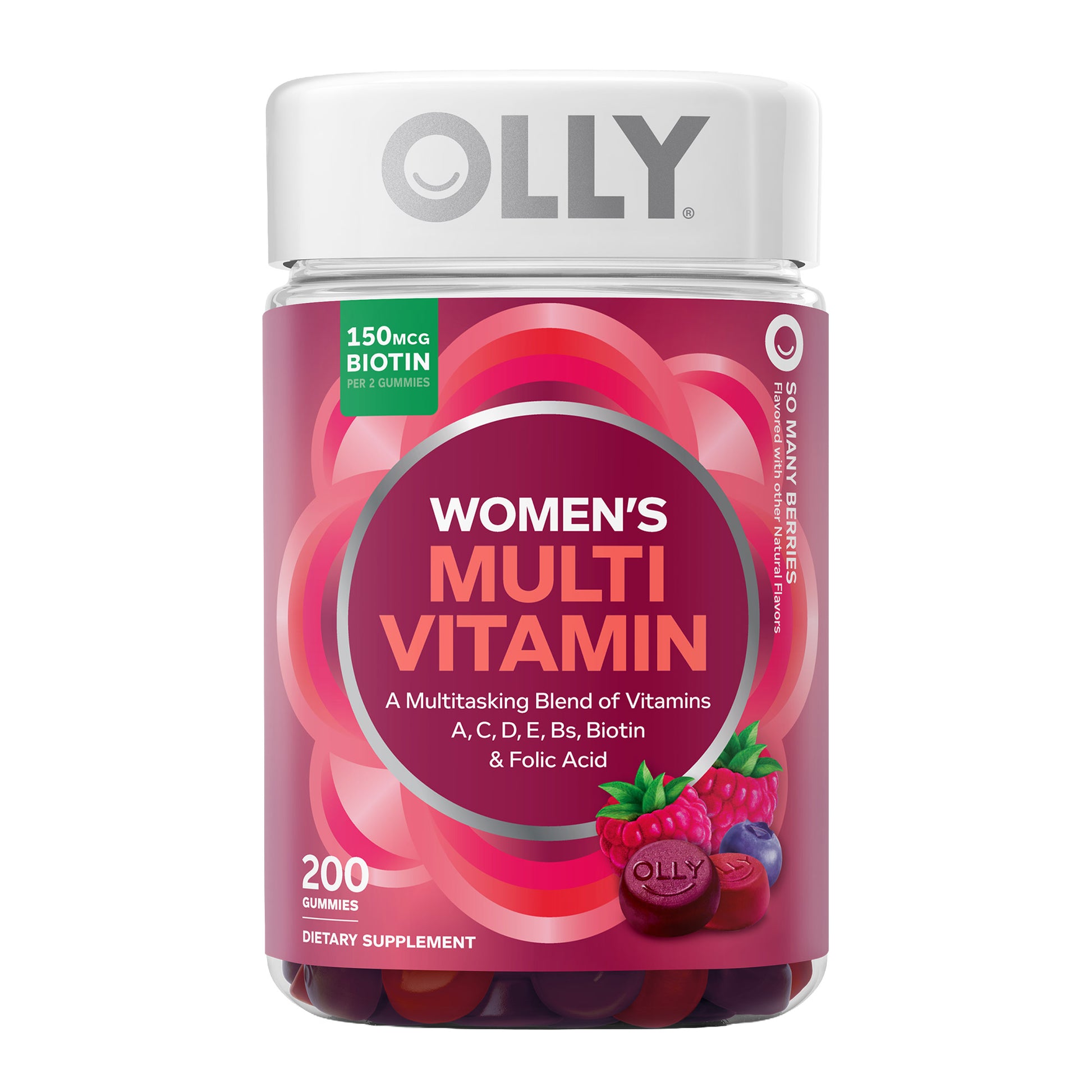 OLLY Women'S Multivitamin Gummy, 200 Gummies
